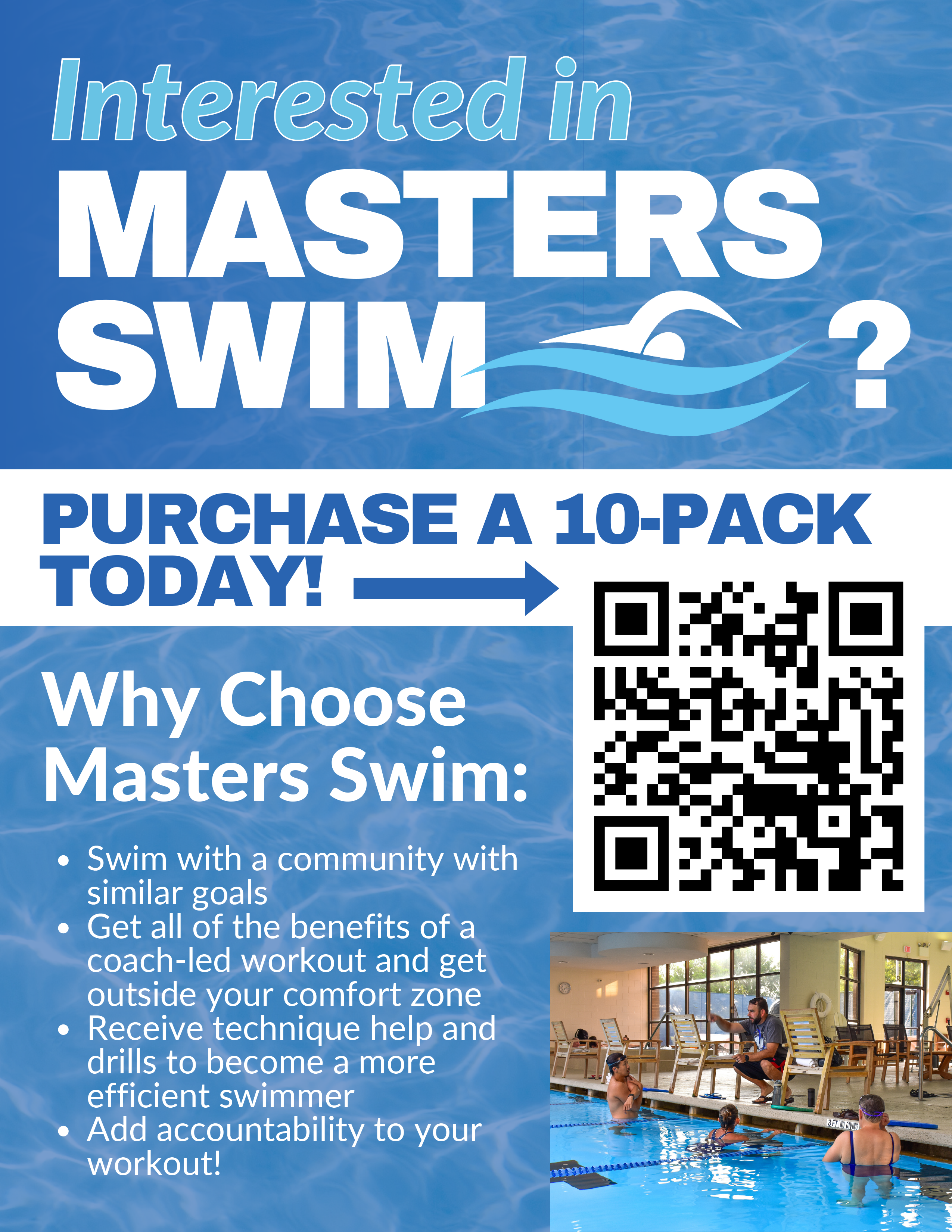 Wheaton Sport Center Masters Swim 10-packs