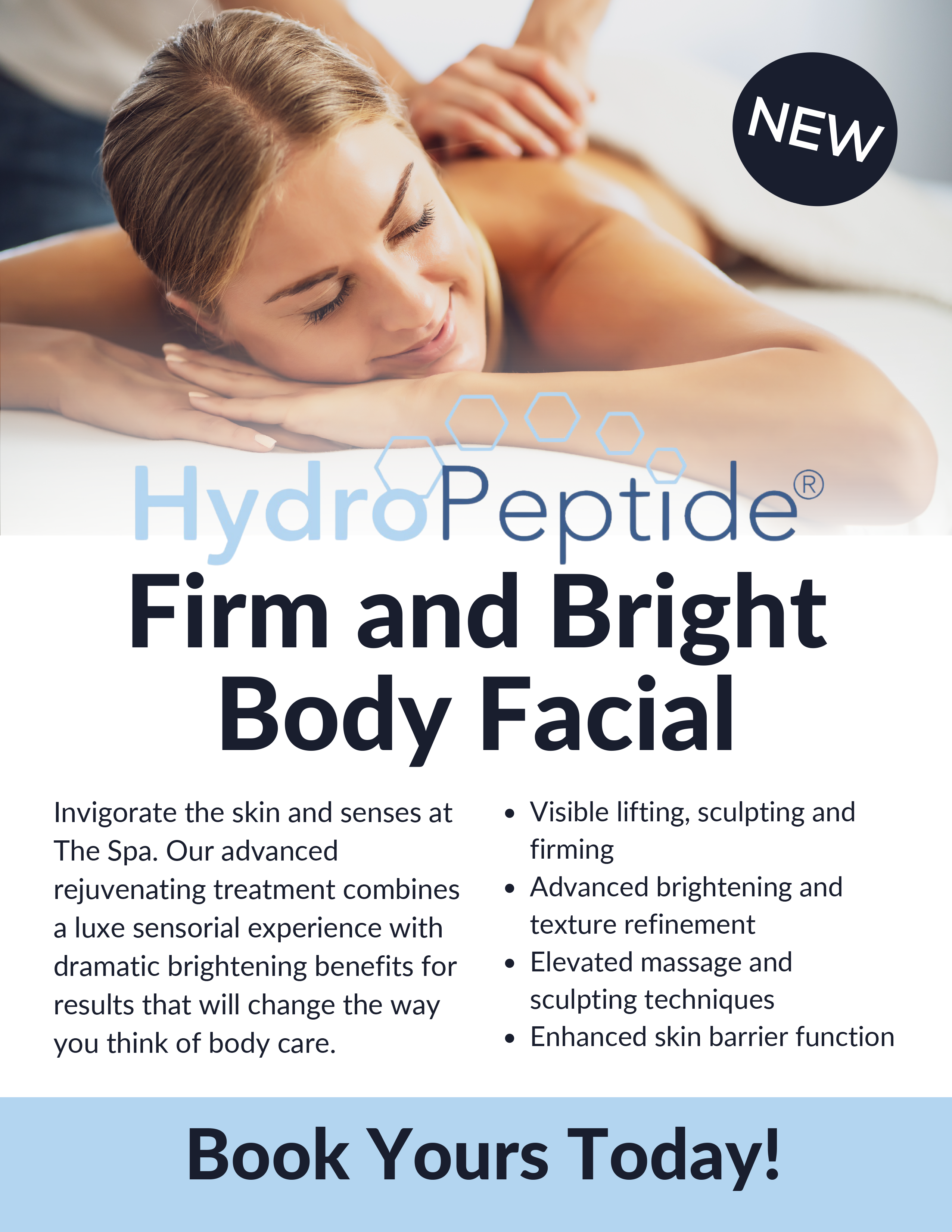 Wheaton Sport Center Spa Promos - HydroPeptide Body Facial