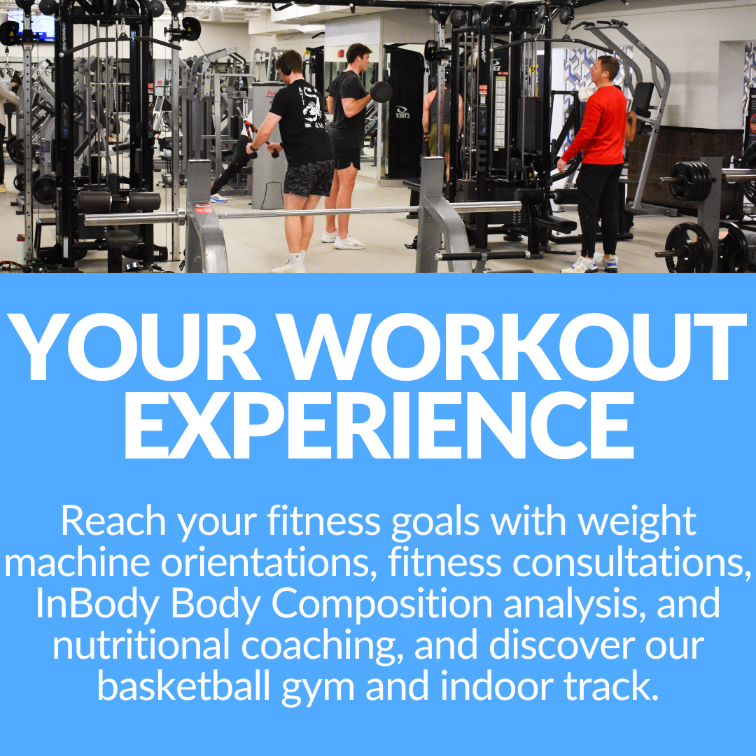 Wheaton Sport Center Main Page Blocks - Your Workout Experience