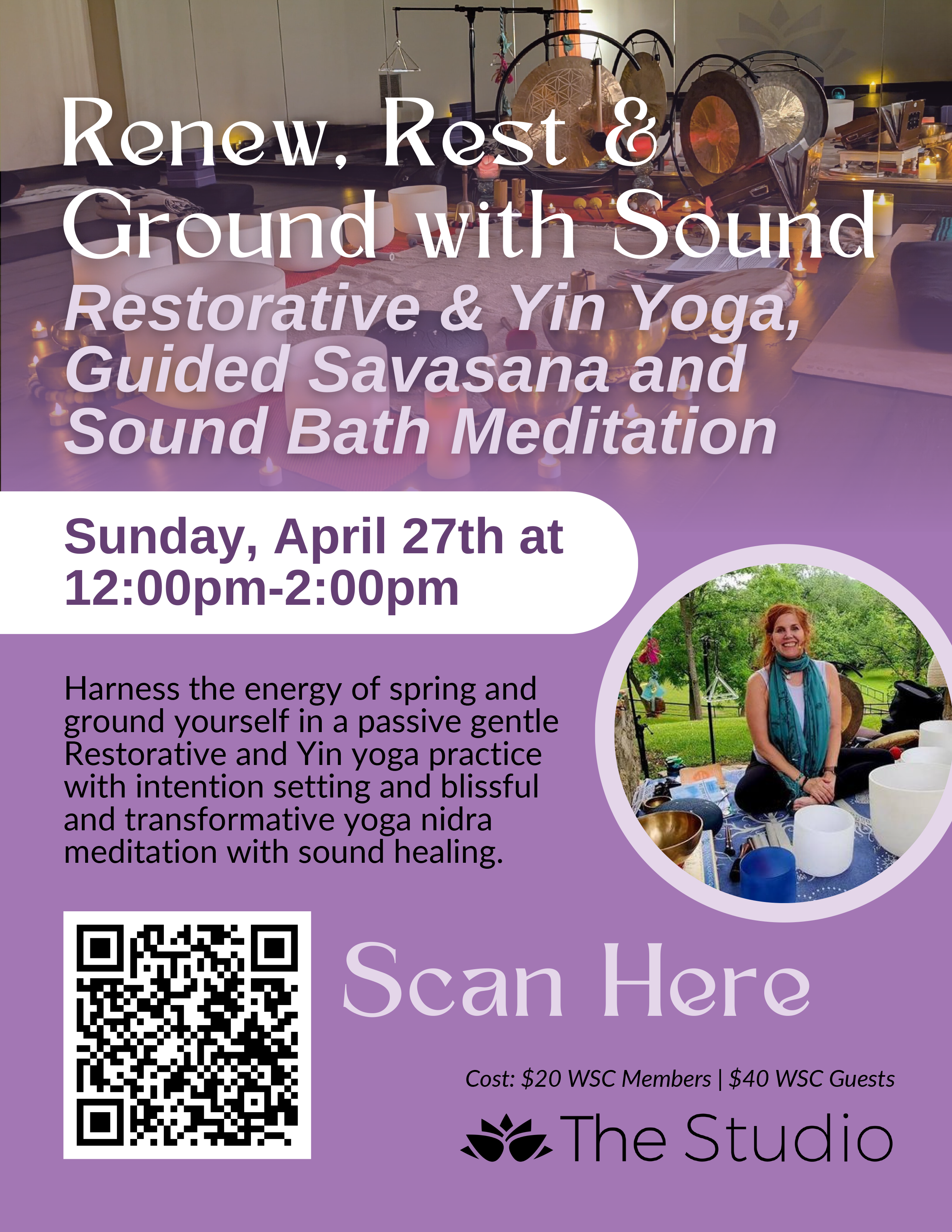 Wheaton Sport Center Yoga Renew Rest and Ground with Sound