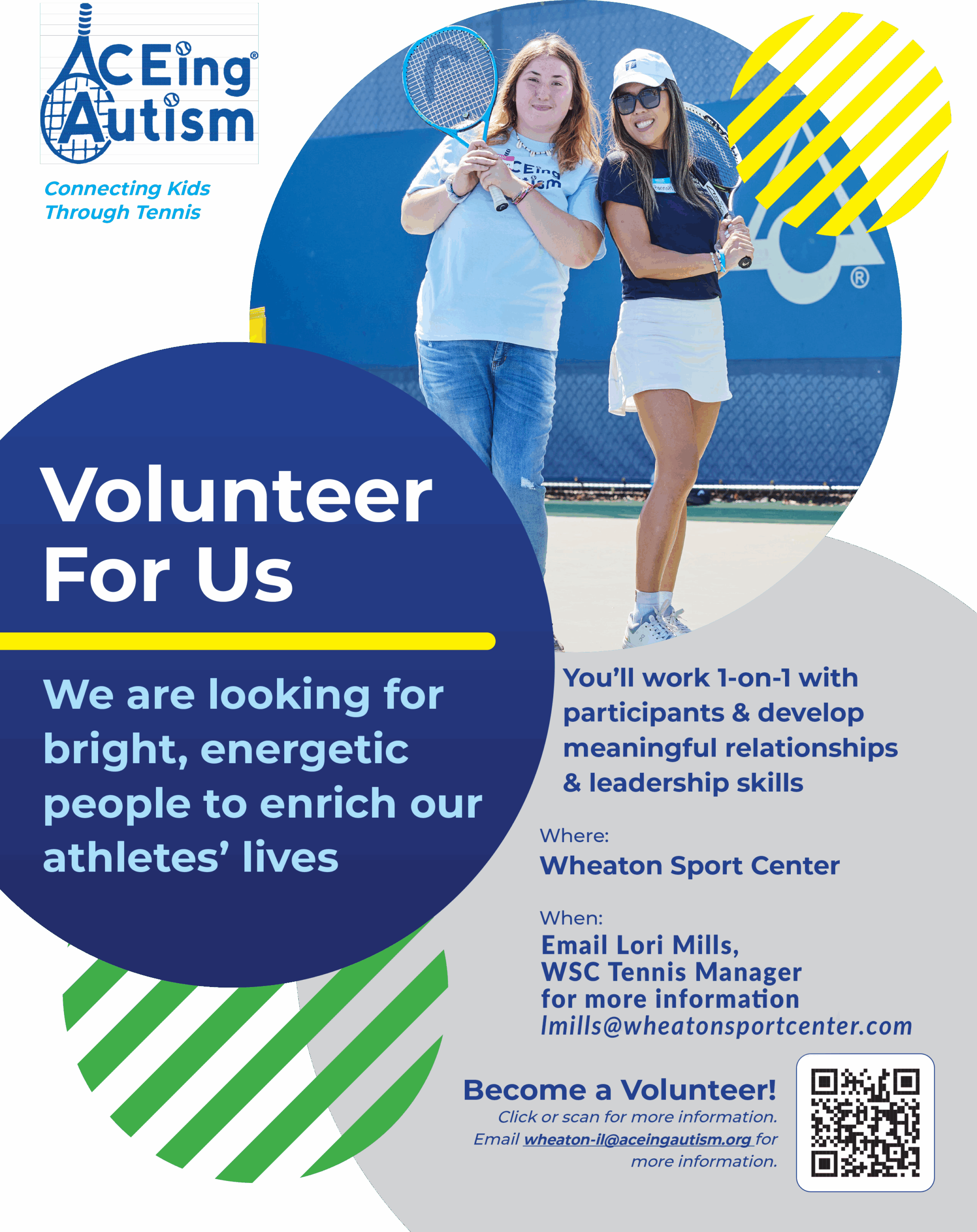 Wheaton Sport Center Aceing Autism Volunteer For Us
