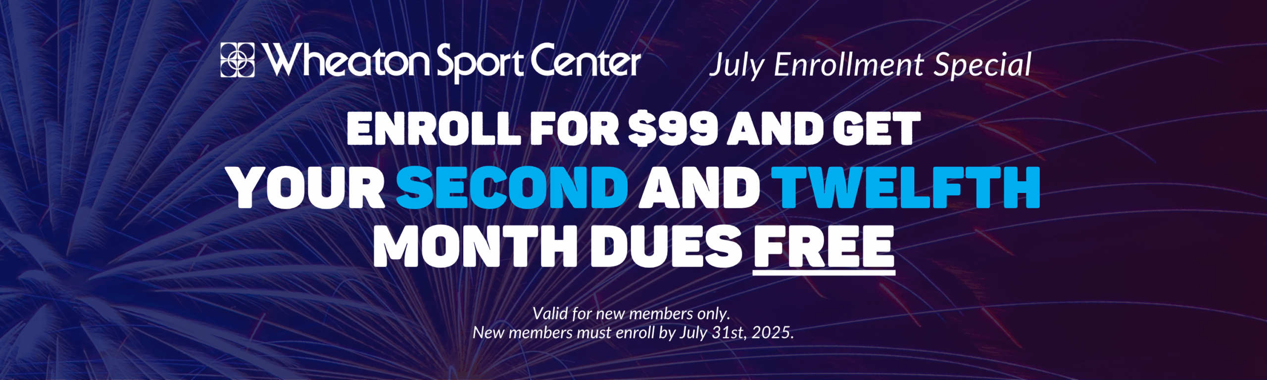 Wheaton Sport Center 2025 July Enrollment