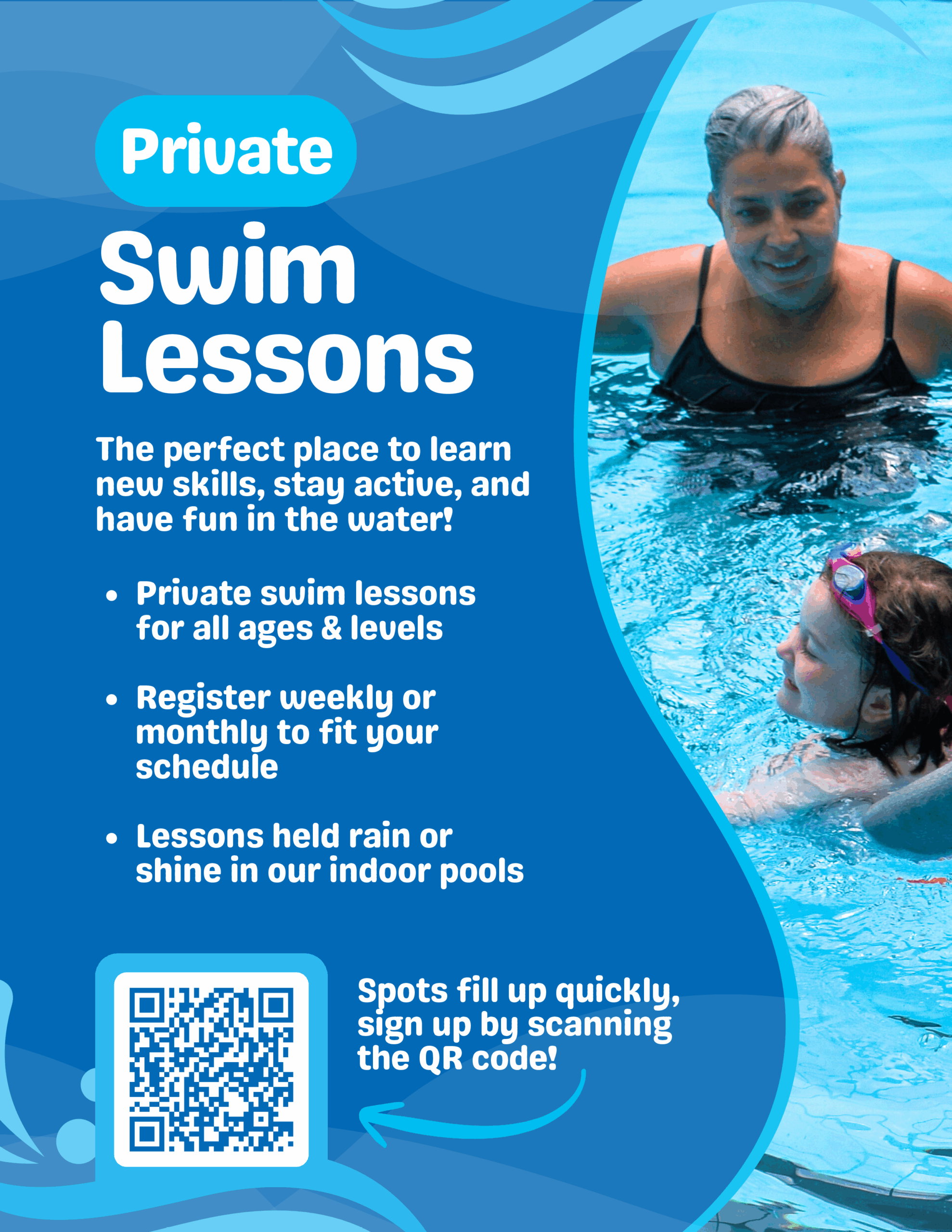 Wheaton Sport Center Aquatics Private Swim Lessons