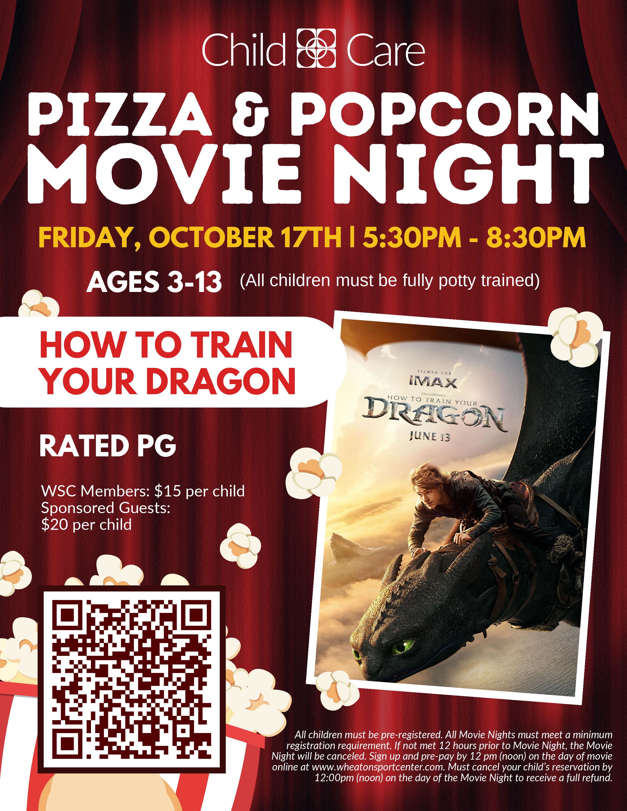 Wheaton Sport Center Child Care How To Train Your Dragon