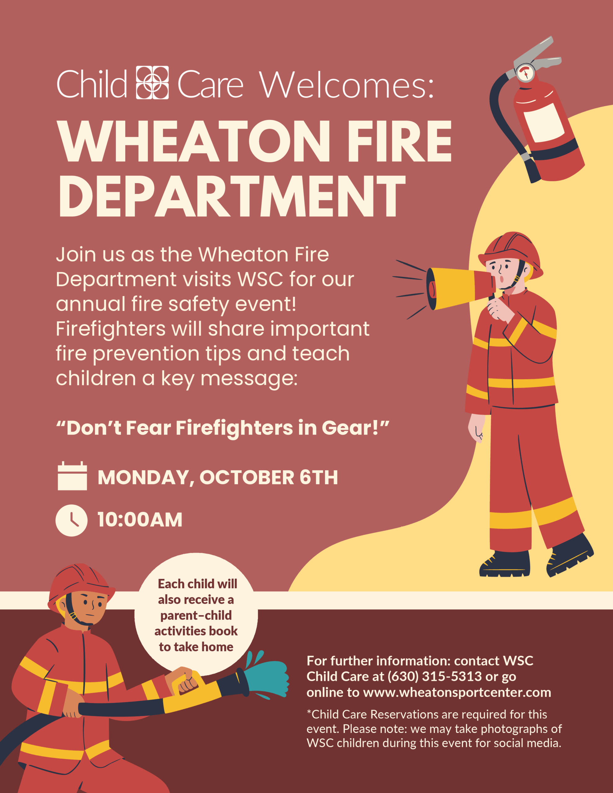 Wheaton Sport Center Child Care Wheaton Fire Department