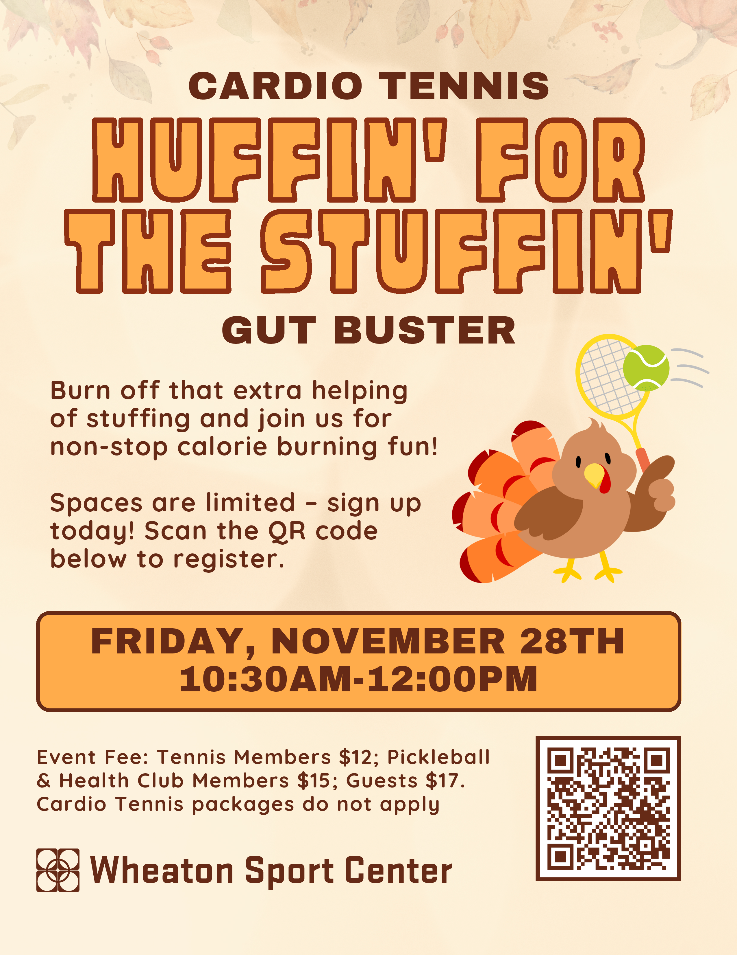 Wheaton Sport Center Huffin' for Stuffin'