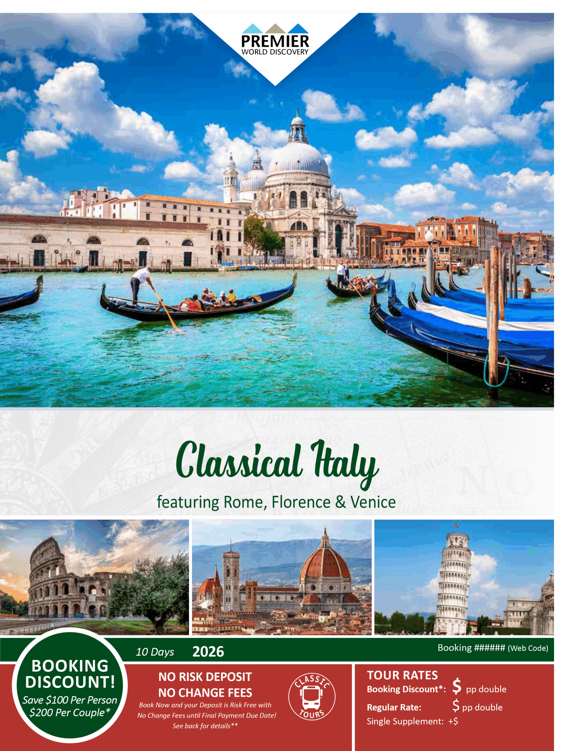Wheaton Sport Center Travel Club WO PWD Shell - CLASSICAL ITALY 2026-1