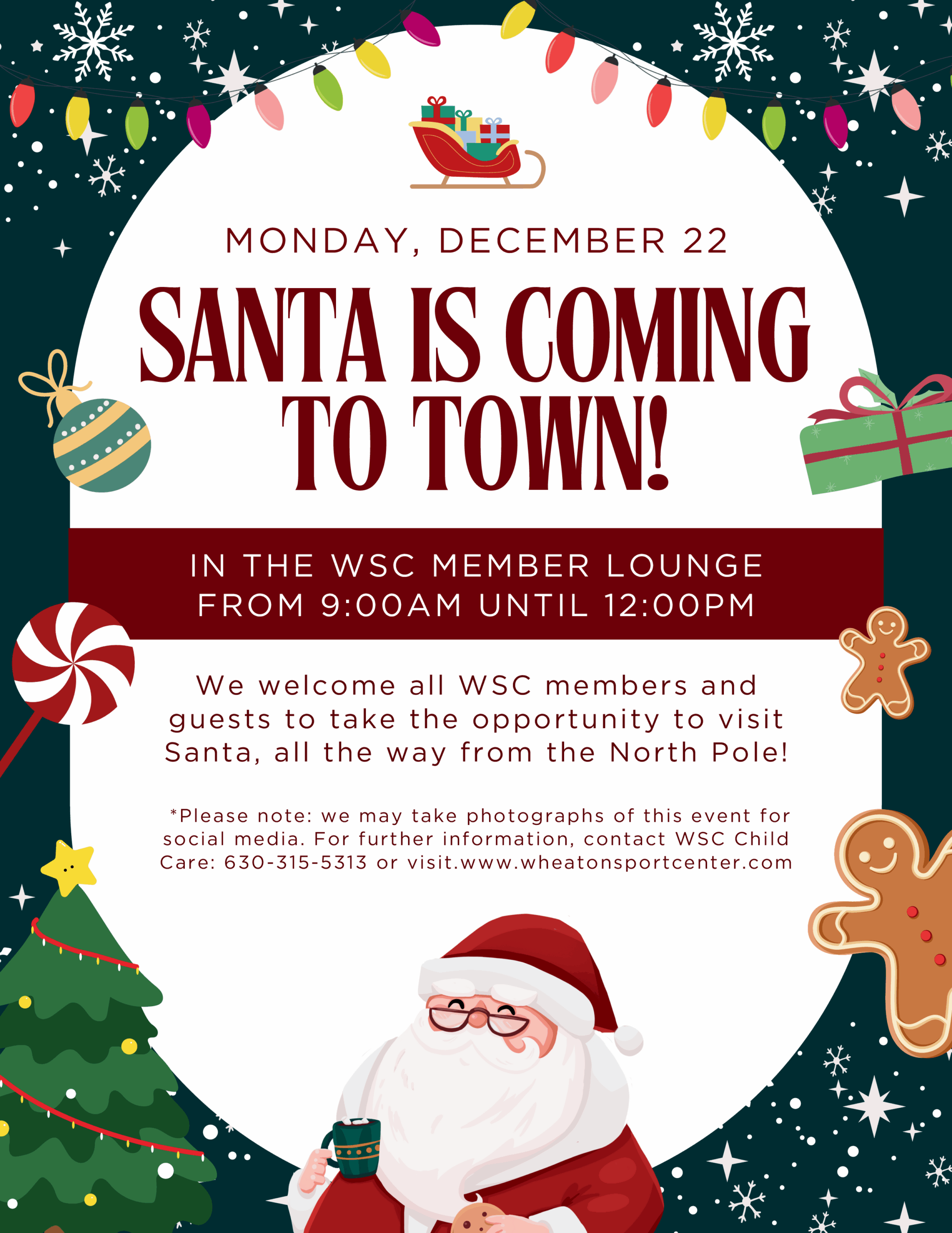 Wheaton Sport Center Santa Child Care