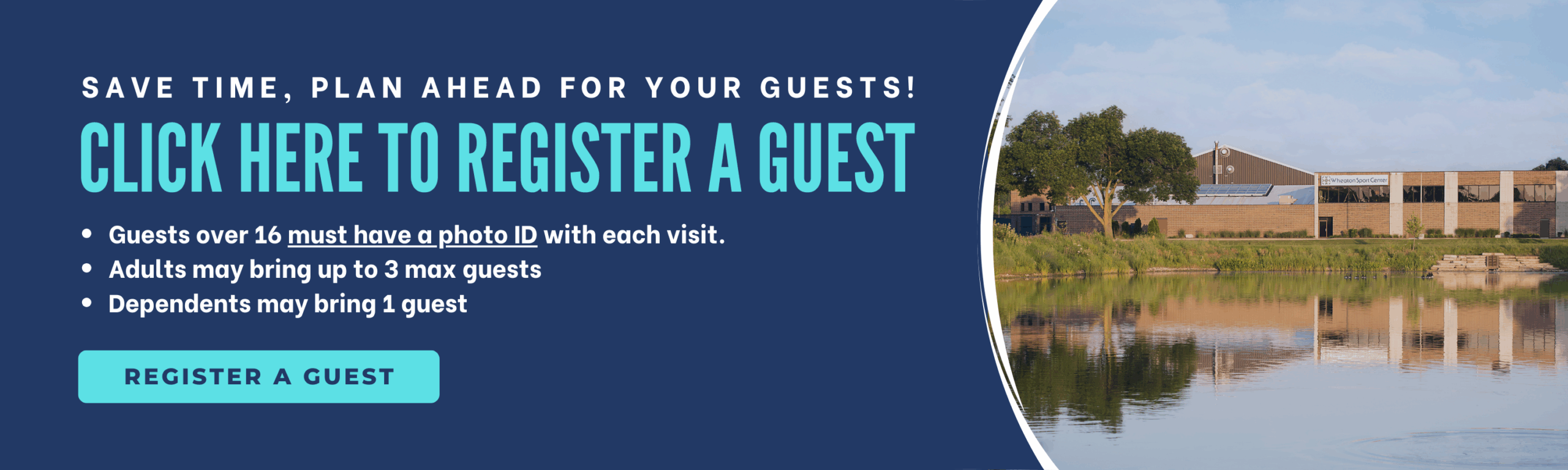 Wheaton Sport Center Register a Guest