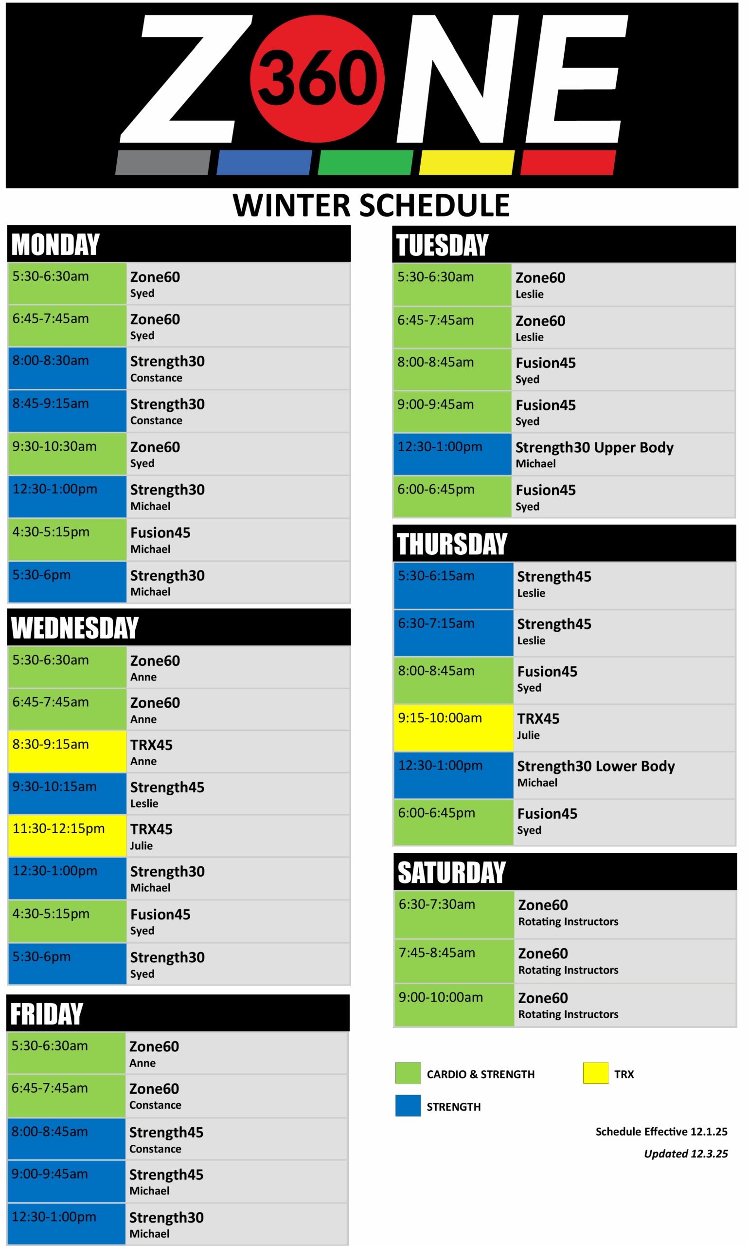 Zone360 Schedule 2025 Winter 12.3.25