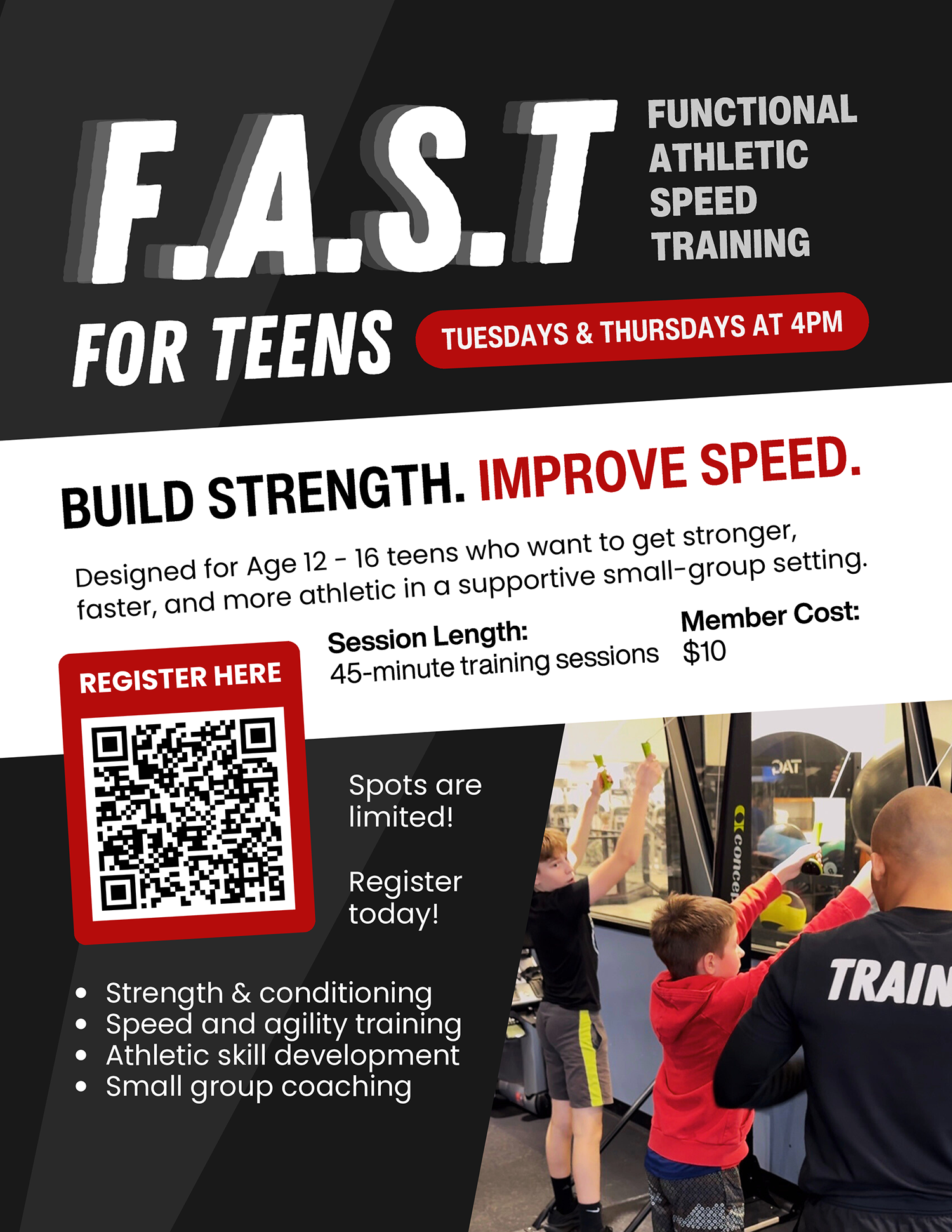 Wheaton Sport Center Fitness Teen F.A.S.T Class
