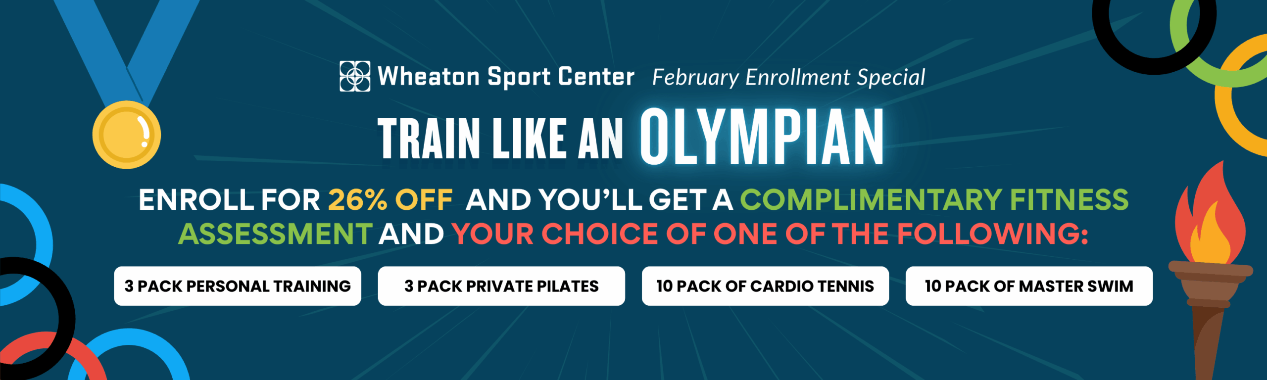 Wheaton Sport Center February Enrollment