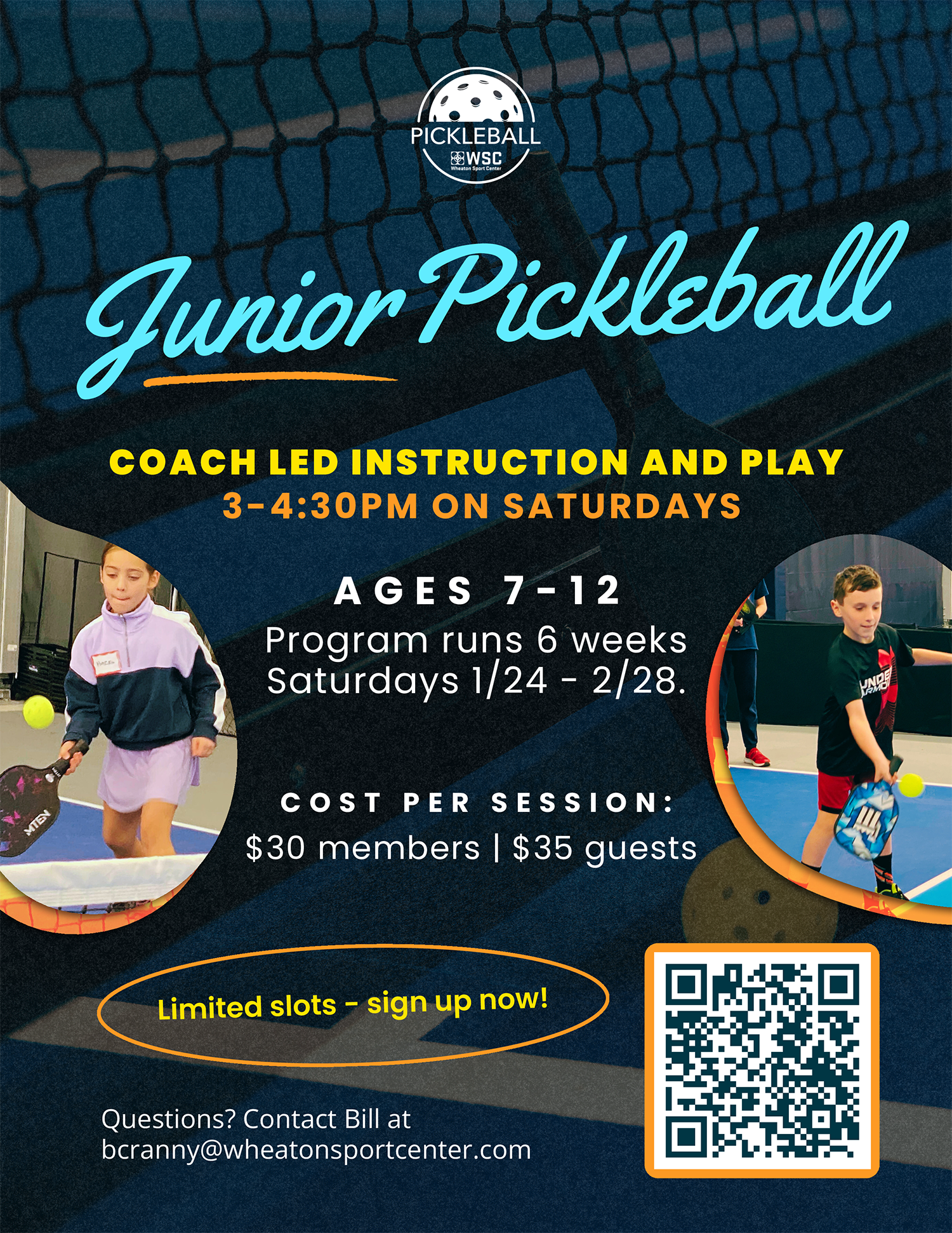 Wheaton Sport Center Jr Pickleball Nov 2025
