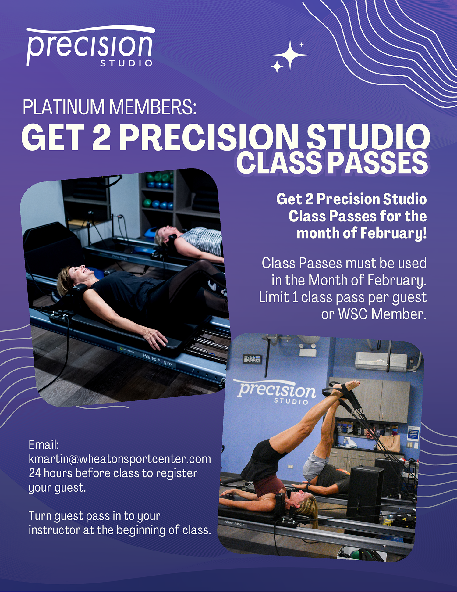 Wheaton Sport Center Pilates 2 free guest passes