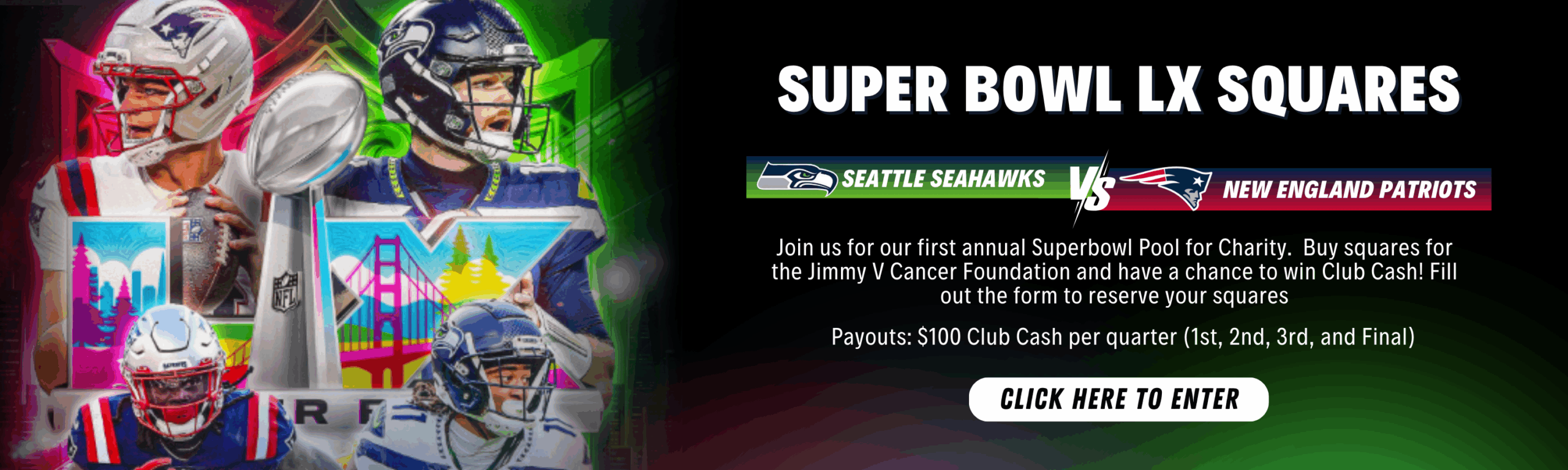 Wheaton Sport Center Super Bowl 2026 Squares https://docs.google.com/forms/d/e/1FAIpQLSeMcHMeZQNpEN2C-7z9oLvUOmHYWwmr848Axg_-eHLcGS9bNA/viewform?usp=header