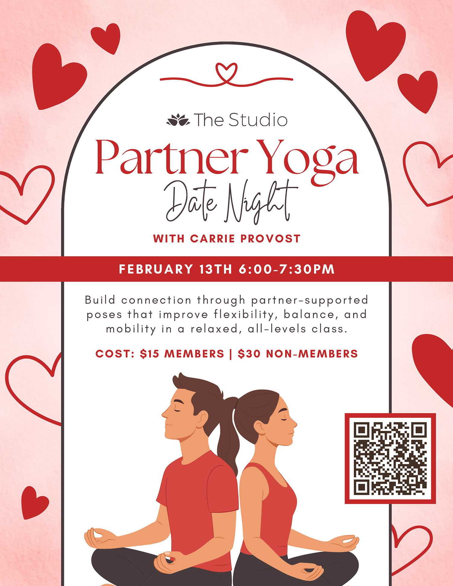 Wheaton Sport Center The Studio Yoga Partner Date Night Feb 13.26
