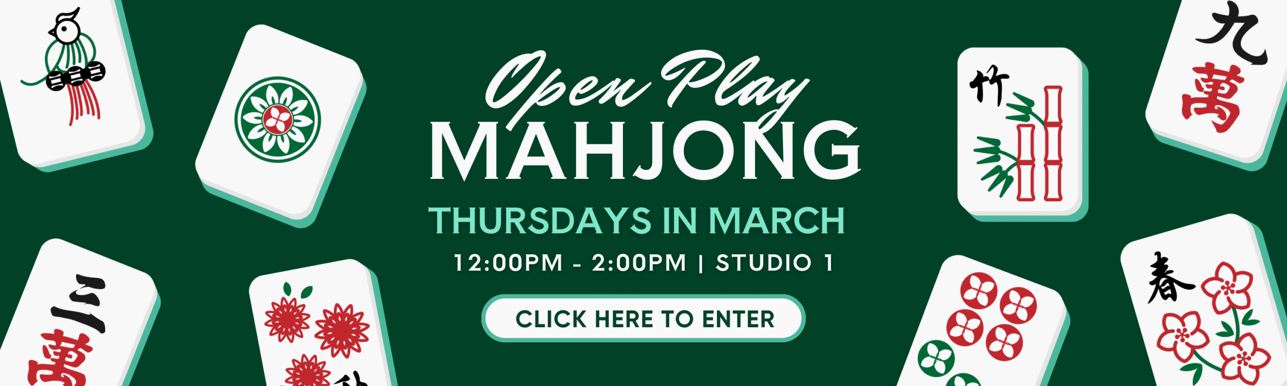 Wheaton Sport Center March 26 Mahjong