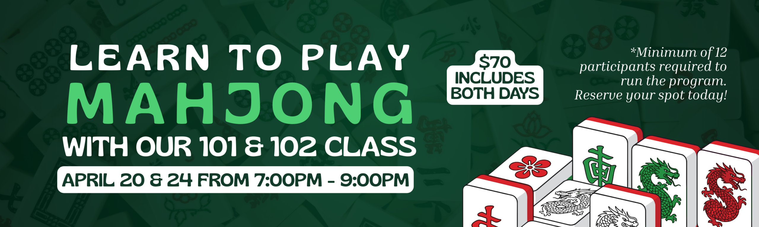 Wheaton Sport Center Mahjong April