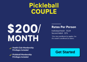 Wheaton Sport Center Pickleball Couple
