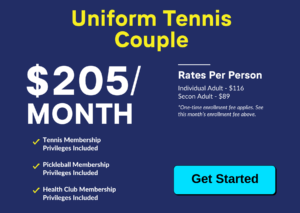 Wheaton Sport Center Uniform Tennis Couple