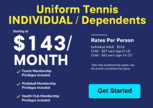 Wheaton Sport Center Uniform Tennis Individual Dependents