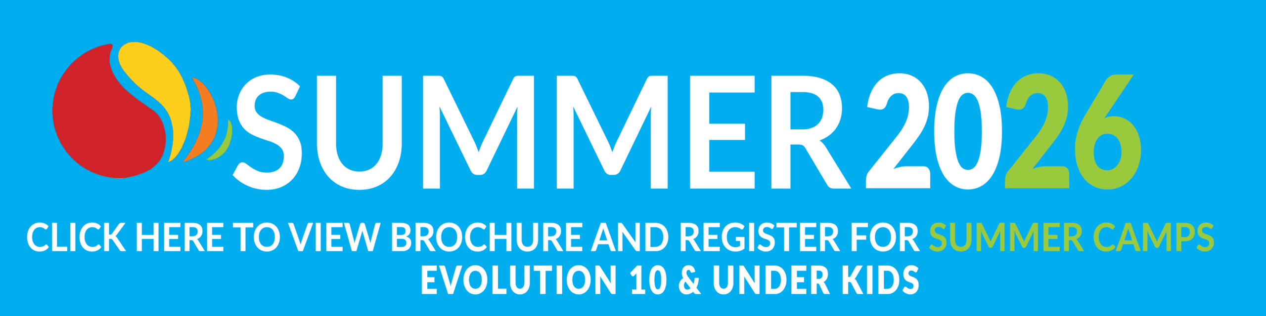 Wheaton Sport Center evolution tennis camp SUMMER HEADER