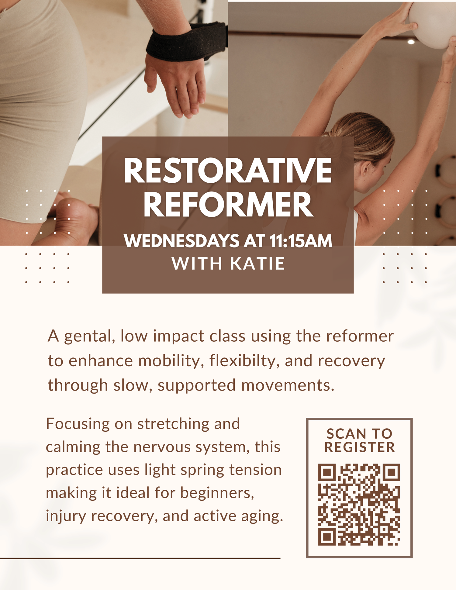 Wheaton Sport Center Pilates Restorative Reformer