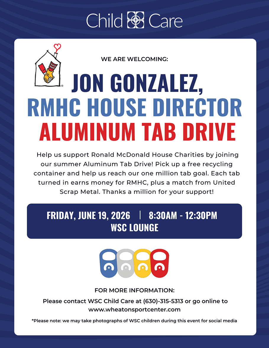 Wheaton Sport Center Child Care RMCH Tab Drive