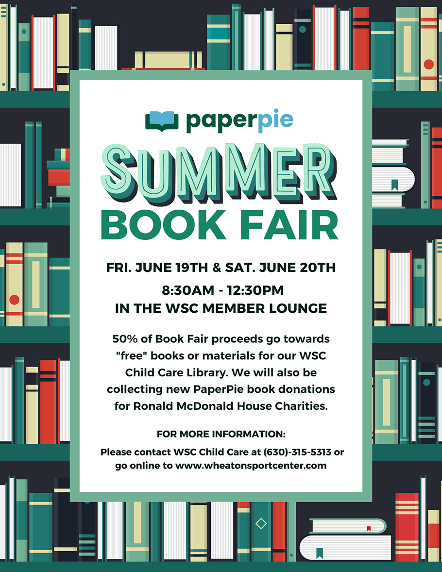 Wheaton Sport Center Child Care Summer Book Fair