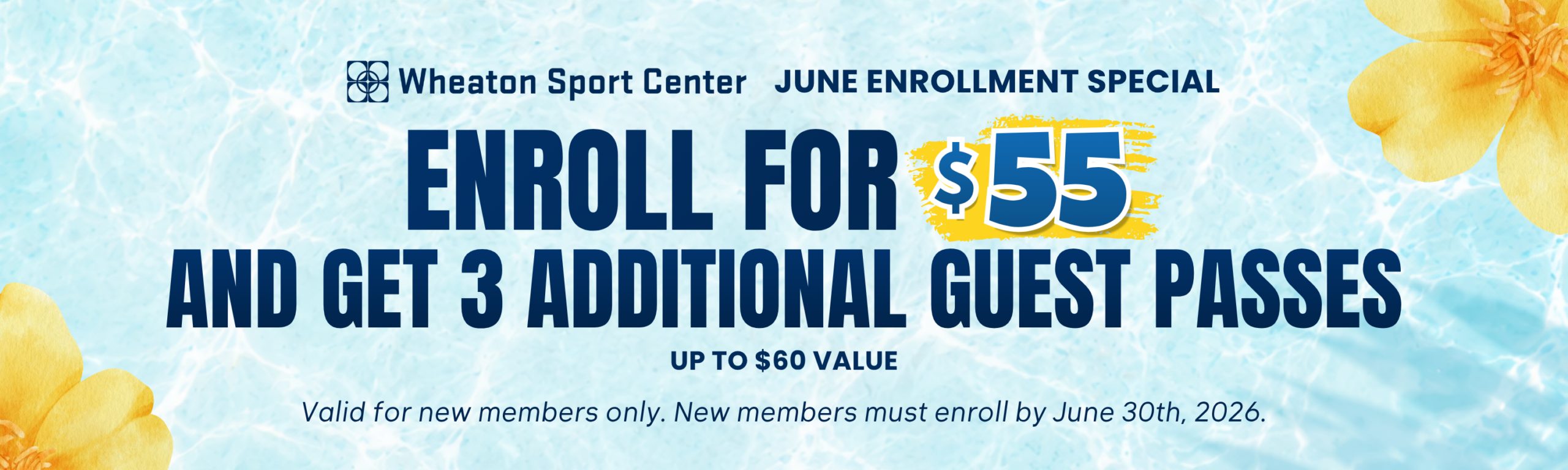 Wheaton Sport Center June Enrollment