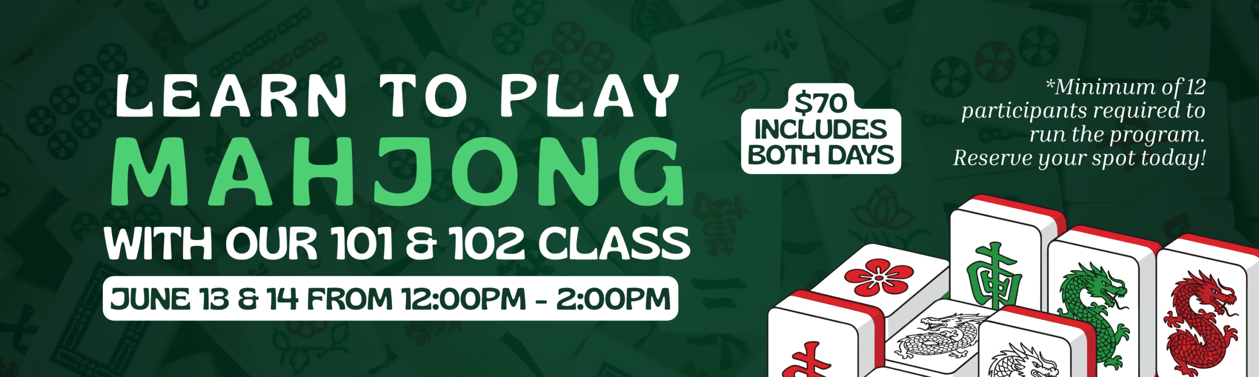 Wheaton Sport Center Mahjong 101 102